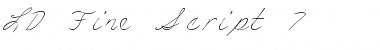 Download LD Fine Script 7 Regular Font Title Preview
