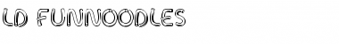 Download LD Funnoodles Regular Font Title Preview