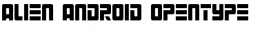 Download Alien Android Regular Font Title Preview