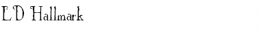 Download LD Hallmark Regular Font Title Preview