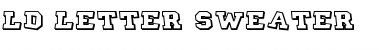 Download LD Letter Sweater Regular Font Title Preview