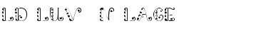 Download LD Luv 'n Lace Regular Font Title Preview