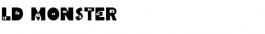 Download LD Monster Regular Font Title Preview