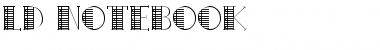 Download LD Notebook Regular Font Title Preview