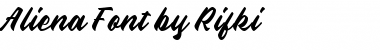 Download Aliena Regular Font Title Preview