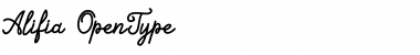 Download Alifia Regular Font Title Preview