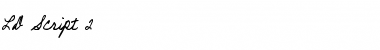 Download LD Script 2 Regular Font Title Preview