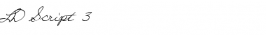 Download LD Script 3 Regular Font Title Preview