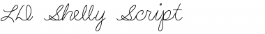 Download LD Shelly Script Regular Font Title Preview