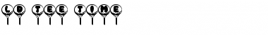 Download LD Tee Time Regular Font Title Preview