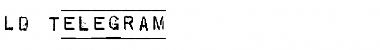 Download LD Telegram Regular Font Title Preview