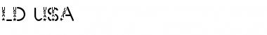 Download LD USA Regular Font Title Preview