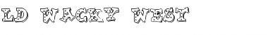 Download LD Wacky West Regular Font Title Preview