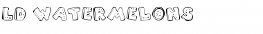Download LD Watermelons Regular Font Title Preview