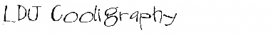 Download LDJ Cooligraphy Regular Font Title Preview