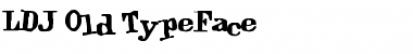 Download LDJ Old TypeFace Regular Font Title Preview