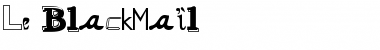 Download Le BlackMail Regular Font Title Preview