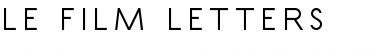 Download Le Film Letters Font Title Preview