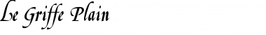 Download Le Griffe Regular Font Title Preview