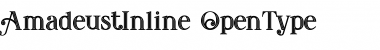 Download Amadeust Inline Inline Font Title Preview