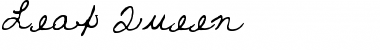 Download Leaf Queen scripty Font Title Preview