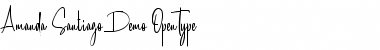 Download Amanda Santiago Demo Regular Font Title Preview