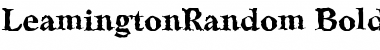 Download LeamingtonRandom Bold Font Title Preview