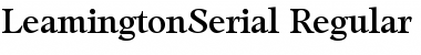 Download LeamingtonSerial Regular Font Title Preview