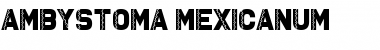 Download Ambystoma Mexicanum Regular Font Title Preview