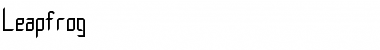 Download Leapfrog Normal Font Title Preview