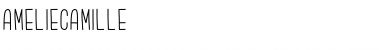 Download Amelie Camille Regular Font Title Preview
