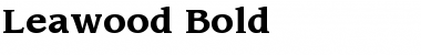 Download Leawood Bold Font Title Preview