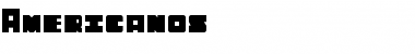 Download Americanos Regular Font Title Preview