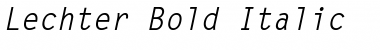Download Lechter Bold Italic Font Title Preview
