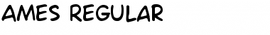 Download Ames Regular Font Title Preview