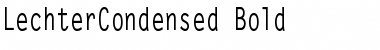 Download LechterCondensed Bold Font Title Preview