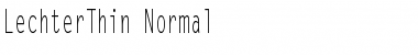 Download LechterThin Normal Font Title Preview