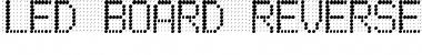 Download LED BOARD REVERSED Normal Font Title Preview