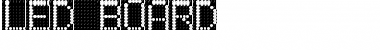 Download LED BOARD Normal Font Title Preview