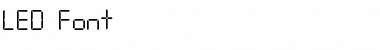 Download LED.Font Regular Font Title Preview