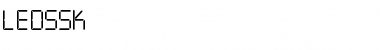 Download LEDSSK Regular Font Title Preview
