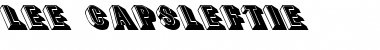 Download Lee CapsLeftie Regular Font Title Preview