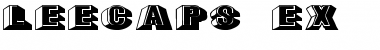 Download LeeCaps Ex Regular Font Title Preview