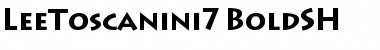 Download LeeToscanini7 BoldSH Font Title Preview