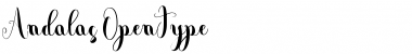 Download Andalas Regular Font Title Preview