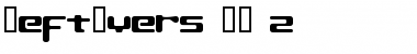 Download LeftOvers II 2 Regular Font Title Preview
