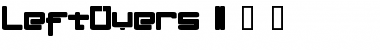 Download LeftOvers II 3 1 Font Title Preview