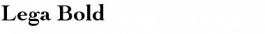 Download Lega Bold Font Title Preview