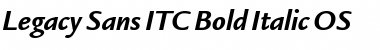 Download Legacy Sans ITC Bold Italic Font Title Preview