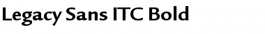 Download Legacy Sans ITC Regular Font Title Preview